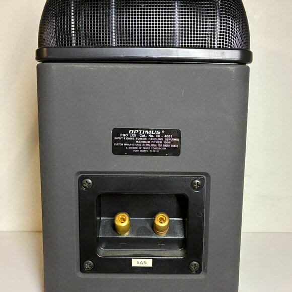 Optimus PRO LX5 Bookshelf Speaker #40-4061 With Linaeum Tweeters - Picture 4 of 8